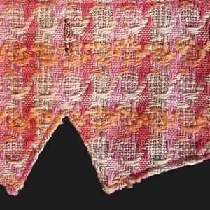 CUSTOM equestrian Shadbelly POINTS "MARDI GRAS" Pink Orange Gold sz S, M, L, XL